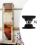 Heavy Duty Rv Door Stopper And Holder Set With Silicone Baggage Catch Prevents Banging And Damage For Motorhomes Trailers Kitchens And Bathrooms, featuring door opening in motorhome.