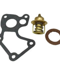 Heavy Duty 143 Degree Engine Thermostat Kit For 60 To 75 Hp Three Cylinder Outboards with gasket and seal ring.