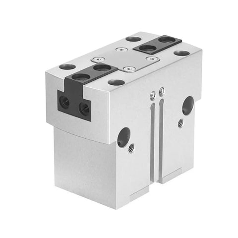 Hardcore Pneumatic Parallel Gripper For Professional Automation Workflows Featuring Top Shelf Air Cylinder Engineering with robust silver body