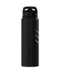 Tall black Soaring Glider Pilot Gift Insulated Stainless Steel Water Bottle For Aerial Enthusiasts Keeps Drinks Hot Or Cold On The Go