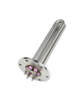 Rock Solid 380V Electric Water Heater Immersion Heating Element With Round Flange And 115MM Opening for large tanks, stainless steel construction.