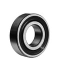 6005-2RS Rubber Seal Ball Bearing 25x47x12 MM Double Sealed in Chrome Steel, Compact Front View