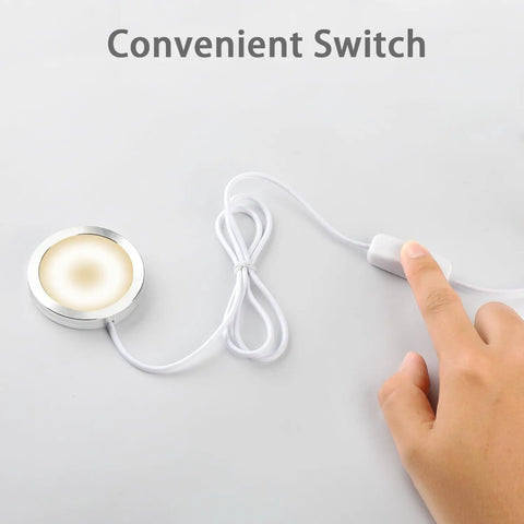 3D Printer LED Lamp Kit 001 with remote control and RGB color, USB powered 5V, shown with a convenient on/off switch