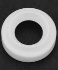 White cup from Premium Welding Torch Consumables Kit With 53 Pieces Including Nozzles Gas Lens Collets Cups And Replacement Parts