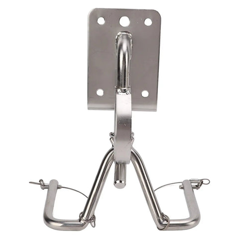 Storage Case Boat Snap Davits For Dinghy Lock System In 304 Stainless Steel Marine Hardware Beefy Heavy Duty Mounting Solution For Yachts And Inflatable Boats Secure Locking And Smooth Deployment, 304 stainless steel snap davit with locking arms