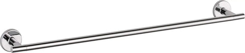 Polished Chrome 24 Inch Towel Bar Rack For Bathroom And Kitchen, Heavy Duty Zinc Construction, Corrosion Resistant Finish, Easy Install