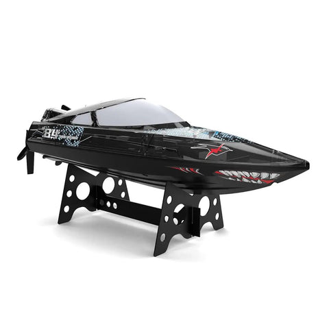 High Speed 2.4GHz RC Racing Boat for Adults With Night Navigation Lights RTR Black Edition Reaches 30kmh Electric Remote Control