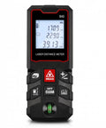 Pro Laser Distance Meter 60M Sick Precision Digital Measure Tool with Sweet LCD Backlit Display showing measurements and buttons