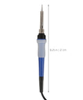 Heavy Duty Portable Soldering Iron Kit With Quick Heating Ceramic Core for Vehicle Welding Repair and Electric Car Fix-Ups with blue handle.