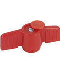 Red PVC Ball Valve Handle One And A Half Inch For Plumbing Projects And DIY Repairs Durable Grip For Smooth Turn Fits Standard Ball Valves Reliable Valve Control Pro Grade