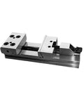 Heavy Duty Cnc Workbench Vise Rock Solid Clamping Fixture For Industrial Grinding And Precision Milling Shops with textured jaws.