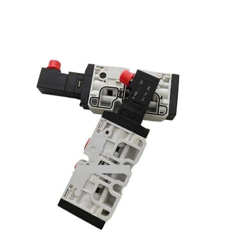 High Performance Pneumatic Solenoid Valve Part 0820060861, compact design, grey and black material, for air control systems.