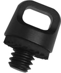 Set Of Two Quick Release Camera Strap Screws Featuring A 1/4 Inch Mount With Plush Rubber Buffers For A No Sweat Easy Snap On upgrade.