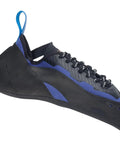 Sirius Lace Climbing Shoes with Grippy RS Rubber Outsole Offset Lacing for a Custom Fit Blue and Black Size 9.5 side view