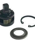 Non OEM Anvil Assembly Service Kit Replacement Part For 2566-20 And 2566-22 One Quarter Inch Precision Durable High Quality Replacement Built To Last For Best Performance, black metal kit with retaining ring and washer