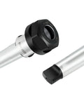 Heavy Duty ER Extension Rod With Morse Taper Adapter For MT Series Collet Chucks, precision tool holder close-up detail.