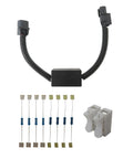 Harness Disable Kit For VCM Muzzler Honda 3.5L V6 Engine And Acura 2013 Plus with resistors and connectors visible