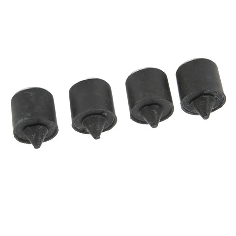 Heavy Duty 4 Pack Rubber Door Jamb Bumper Stops Kit Fits Ford Mark LT And Mariner Models To Stop Annoying Squeaks Prevent Body Damage With Tight Original Fitment For Smooth Car Door Operation. Four black rubber door jamb bumpers