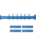 Pro Grade Manual Bead Roller With Six Dies Set For Sheet Metal Fabrication, Handles One Sixteenth To One Quarter Inch Step And One Quarter To One Half Inch Bead Dies, Heavy Duty Hardened Steel, Rust Resistant, Automotive Pro Kit parts
