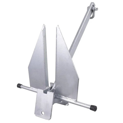 Portable Galvanized Fluke Anchor Kit For 12 To 22 Foot Boats Includes 8 Lb Fluke Anchor, ideal for river or current conditions.