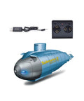 RC Submarine 2.4Ghz 6CH Ready To Run Watercraft with controller and USB cable, perfect for pools and bathtubs, electric model boat