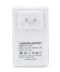 Rock Solid UPS Power Supply Plug And Play 2600 mAh Battery Backup Emergency System back of charging adapter with specs.