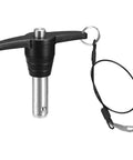 T Handle Lock Pin Five Eighth Inch Stainless Steel Quick Release Pin With Lanyard Cable One And Three Sixteenths Inch Usage Length