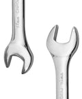 Ultra Slim Dual Size Open End Wrench 17mm 19mm Metric Spanner For Tight Spaces And Hard To Reach Fasteners, Carbon Steel Hand Tool