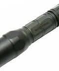 Rugged Tactical LED Flashlight Delivering 600 Lumens Single Output With Click Switch Tailcap For Momentary Or Constant On Tough Reliable Everyday Carry For Outdoor And Pro Use In Black