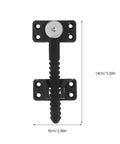 4 Piece Plastic Sofa Repair Connector Set With Serrated Teeth Grip Preventing Frame Separation Invisible Under Cushions Durable Plastic