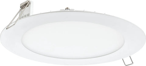 Top Shelf 6 Inch LED Recessed Downlights With Adjustable Color Temperature, ultra thin white trim and adjustable color settings.