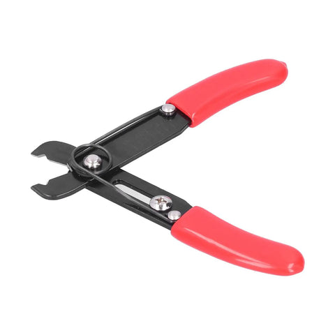 FTVOGUE Wire Stripper Pliers Made Of Durable 45# Steel With Ergonomic PC Plastic Handle For Precise Stripping And Cutting Thick Cables Up To 6mm Square Perfect For Electrical Repair Tasks Handy For Any DIY Warrior Or Pro Workshop Jobs showing detailed design and color.