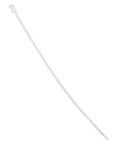 Top Shelf Screw Mount Cable Ties Packed In A Bag Of One Hundred Pieces Measuring Eight Inches Black With A Knockout Fifty Pound Pull Rating Plenum Approved Sun Proof For Indoor Outdoor Cable Wrangling That Is Dead Simple, single white cable tie