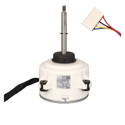 External Fan DC Motor For Air Conditioners Brushless Replacement Part ZWK511B500073 with wiring harness