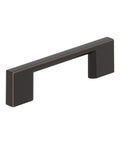 Oil Rubbed Bronze Cabinet Pull 3 Inch Center To Center 4 1/16 Inch Overall Length Cityscape Collection Modern Furniture Handle