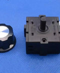 Electric Room Heater 3 Pin Rotary Switch Selector With 4 Positions And 3 Rotations 250VAC 16A Rated Heater Control Knob And Knob Cap