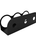 Heavy Duty Workhorse Wall Mounted Spray Can Holder Rack, solid iron metal design for six cans, garage shop storage.