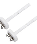 2 Pack K Type Ceramic Kiln Thermocouple Probes 4 Inch Long 2x100mm For Muffle Furnace Oven High Temp 0 To 1100C Temperature Sensor Replacement Kit