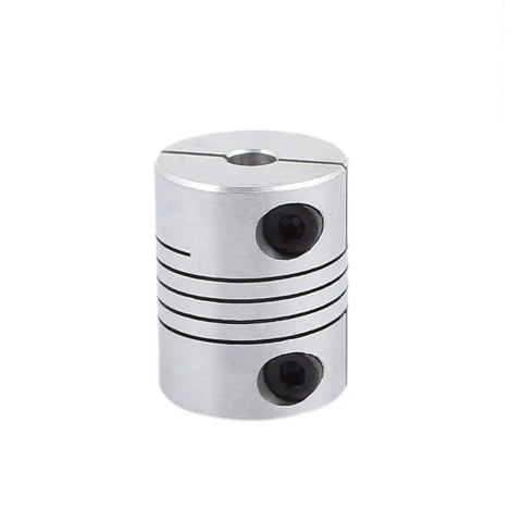 5mm To 5mm Shaft Coupling For Stepper Motors, 25mm Long By 20mm Diameter, Aluminum Alloy Joint, Encoder Ready