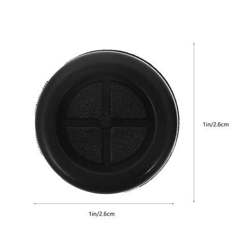 Double Sided Rubber Grommet Kit 36 Pieces Round Hole Plugs For Cable Management And Wire Protection Gear Weather Resistant High Heat Durable Grommets That Shield Wires And Cables In Harsh Environments 1in/2.6cm black rubber grommet
