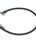 Flexible Rubber Air Pump Inflator Hose Pipe 236 Inch Double End Connector For Quick Tire Inflation Works At Garage Or Roadside Emergency Fits All Portable Air Pump Tools Essential For Drivers Who Hate Waiting And Prefer Easy Fixes Right Now. black rubber hose with double metal connectors