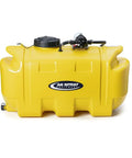 25 Gallon ATV UTV Spot Sprayer With 2.2 GPM 12V Diaphragm Pump, yellow UV resistant poly tank, perfect for lawn care and yard work