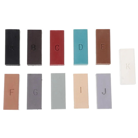 Floor Repair Kit With Quick Heating Wax Block Sponge color selection for laminate and hardwood floors and tiles.
