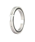 High Precision Crossed Cylindrical Roller Bearings For Rotary Tables And CNC Machines Built Tough To Run Slick In Popular Sizes 6008 7008 8008 15008 And 18013UUCC0P5 close-up view showcasing the bearing's sleek design.