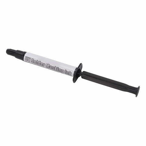 Syringe of UV Curable Solder Mask Ink For PCB Repair With Needle Set, Fast Curing Pro Grade PCB Paint For BGA Motherboards And Circuit Boards