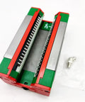 RGH55CA Linear Block Carriage For CNC Guides And Rails Heavy Load Linear Bearing Slider shown with red and green parts