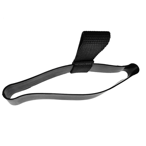 Two Pack Scuba Stage Bottle Rigging Kit For 11-12L Tanks, showing a durable rubber sidemount strap with metal clip attachment.