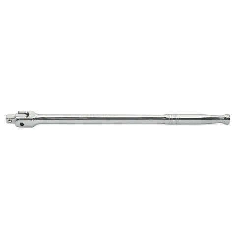 4 Piece Breaker Bar Set With Ball Detent For Secure Socket Retention And Ergonomic Grip Handle, Bright Chrome Finish