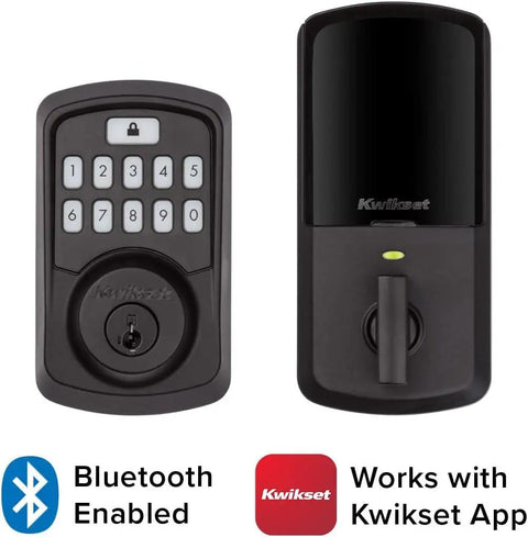 Game Changing Bluetooth Programmable Keypad Door Lock Deadbolt Featuring Smartkey Security And Crisp Iron Black Finish Stress Free App Control For Dope Home Protection And Locked Down Daily Vibes