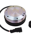 Electromagnetic brake unit for forklift (24V) with round metal housing, wiring harness, and mounting ring